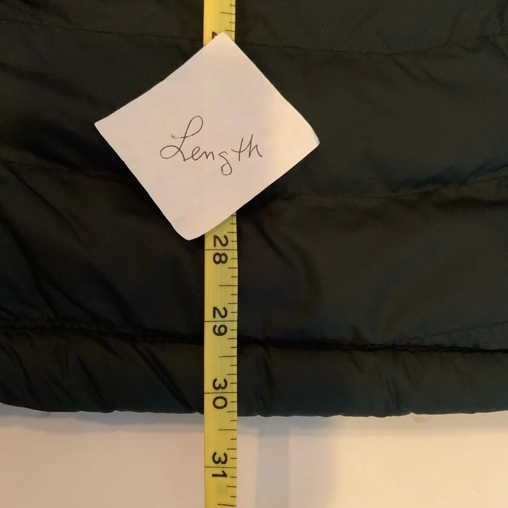 NWT Columbia Men's XXL Black Powder Lite Puffer Vest Omni-Heat Reflective
